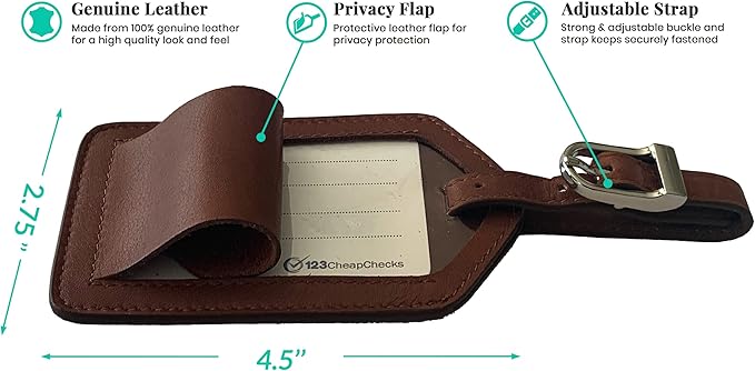 Personalized Monogrammed Toffee Leather RFID Passport Wallet and Luggage Tag