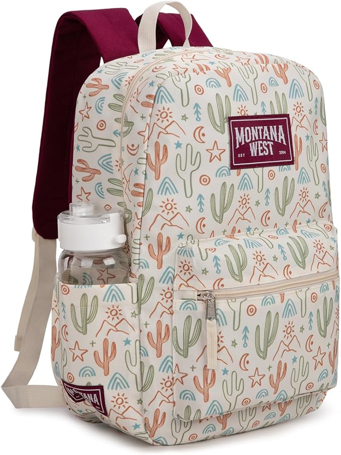Montana West Backpack for Women Men 2 PCS Lightweight College Bookbags Casual Daypack Backpacks for Commute & Travel