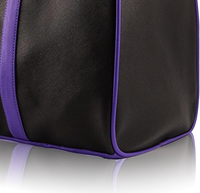 Sanrio Hello Kitty & Friends Kuromi Mini Duffle Bag for Girls | Small Travel Bag with Kuromi | Lightweight Overnight Bag for Kids & Teens | Adjustable Shoulder Strap | Ages 3+