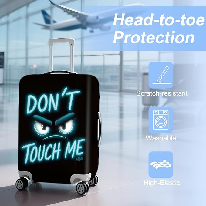 ANNA QUEEN Travel Luggage Cover Suitcase Protector Suitcase Cover Anti-Scratch,Stretchable Luggage Travel Bag Cover Washable