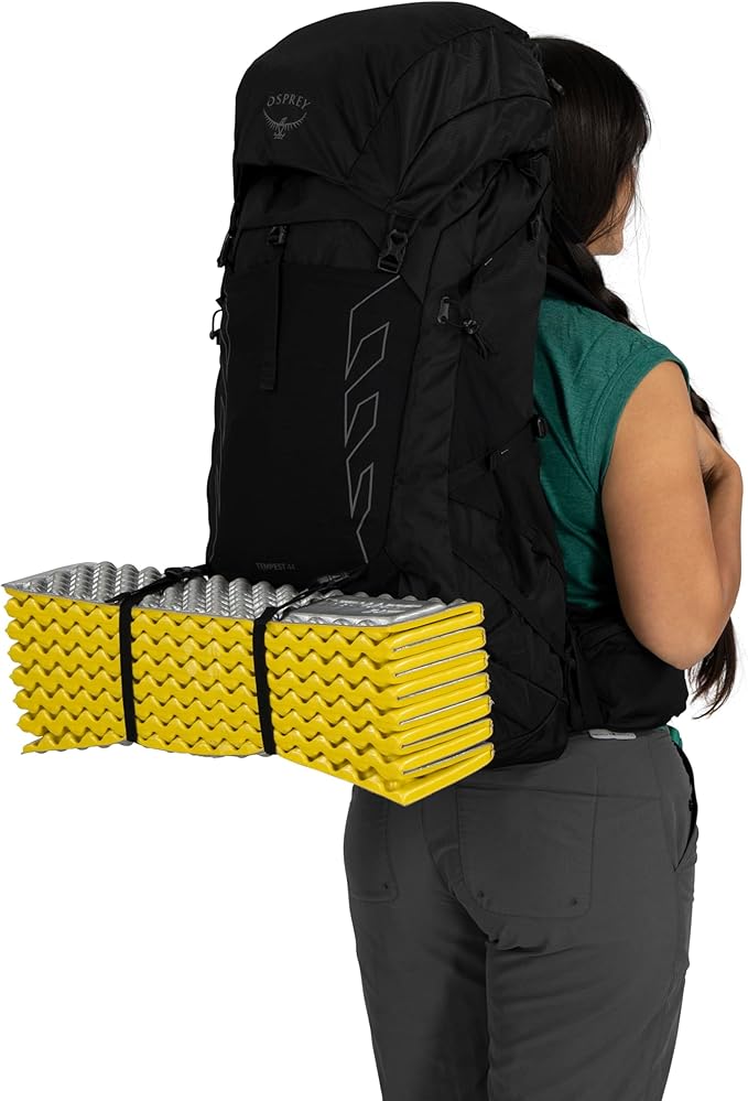Osprey Tempest 44L Women's Lightweight Hiking Backpack - Daypack for Travel & Camping, Black/Coal Grey, XS/S