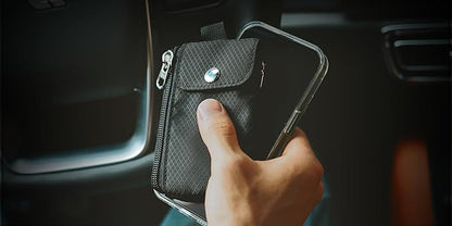 Minimalist Wallet For Mens Womens, Keychain RFID Blocking Zipper Small Wallet with ID Window 2 Lanyards,Water Resistant Travel Cash Card Coin Case Boys Girls