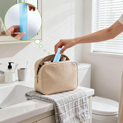 35 Pcs Travel Toothbrush Case, 7 Colors Plastic Portable Toothbrush Storage, Dust-Proof Toothbrushes Case Holder, Breathable Toothbrushes Container for Travel Camping Home School Business