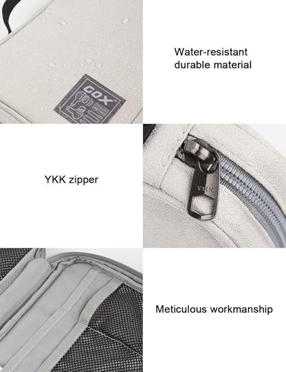 gox Electronic Cable Tech Cord Organizer Travel Case Small Cable Storage Bag for Earbuds Charger Pouch