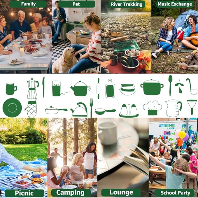 MISISIPI Compostable Forks Spoons Knives Silverware Utensil set Extra Heavyduty Eco-friendly BPI Certified Disposable Plastic free Utensils Cutlery Set Flatware Tableware (Cutlery Set-500)