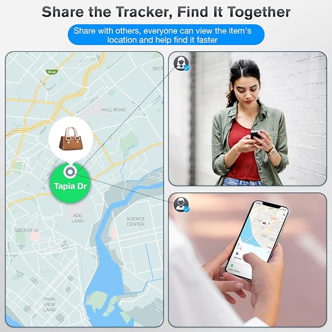 Airtag for Andriod and iOS,Air Tags-4 Pack,Andriod Tracker Tags,Support Dual System,Work with Apple Find My and Gooogle Hub App,Item Locator for Luggage, Backpack,Key,Wallet and More