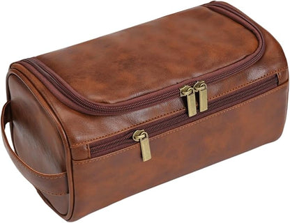 Personalized Large Toiletry Bag for Men,Minimalist Travel Toiletry Organizer Dopp Kit Water-resistant Shaving Bag for Toiletries Accessories,Ideal Chrismas Gifts For Men