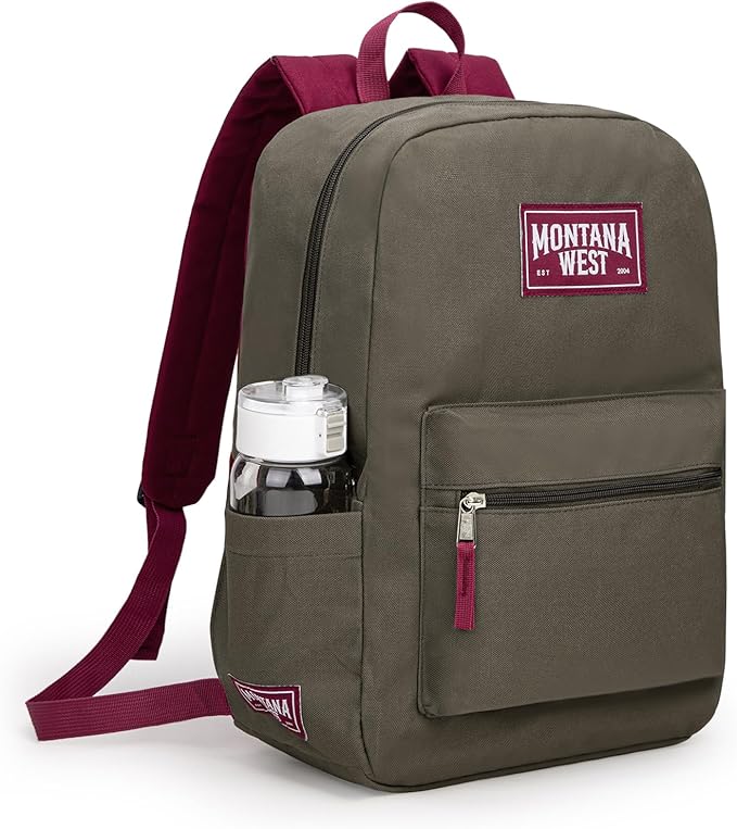 Montana West Backpack for Women Men 2 PCS Lightweight College Bookbags Casual Daypack Backpacks for Commute & Travel