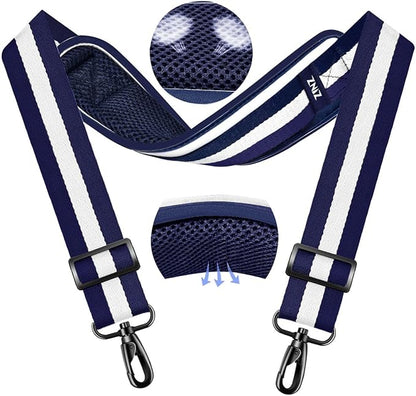 ZINZ 79.5" Universal Strap with Ultra-Thick Fixed Breathable Pad - Adjustable Heavy-Duty Shoulder Strap for Laptop, Crossbody, Luggage, Gym, Camera Bag and More - TW01B06
