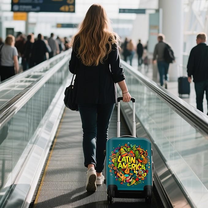 WUJIAONIAO Travel Luggage Cover Baggage Suitcase Cover Protector Skins 18-32 Inch (US-Area, XL (for 29-32 inch luggage))