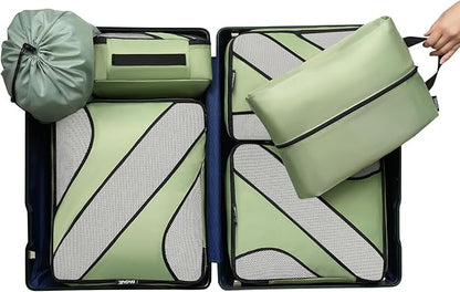 BAGAIL 6 Set Packing Cubes,Travel Luggage Packing Organizers