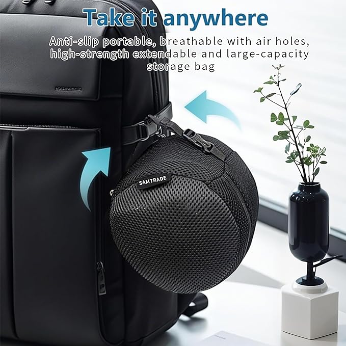 Neck Pillow Airplane –2025 Updated, 100% Memory Foam Travel Pillow for Sleeping, 360° Ergonomic Neck Support, Pain Relief for Long Flights, Portable Travel Accessory for Plane & Car (Dark Gray)