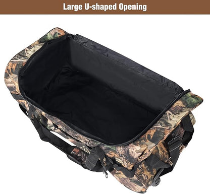 REDCAMP 85L/120L/140L Foldable Duffle Bag with Wheels, Large Travel Duffel Bag