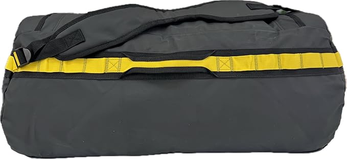 Element Equipment Trailhead Duffel Bag Shoulder Straps Waterproof Black/Yellow Small