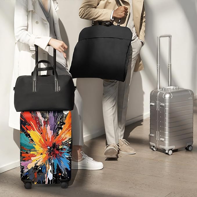 ANNA QUEEN Travel Luggage Cover Suitcase Protector Suitcase Cover Anti-Scratch,Stretchable Bag Cover Washable Durable Polyester