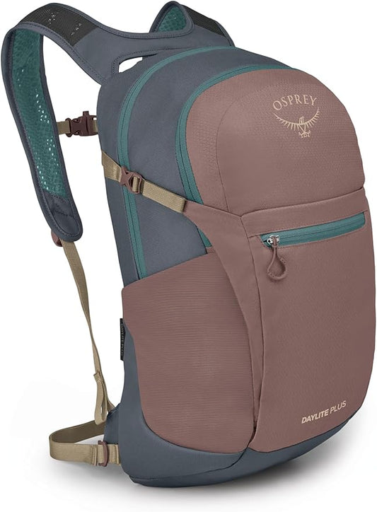 Osprey Daylite Plus Commuter Backpack – Lightweight, Everyday Pack with Laptop Sleeve and Water Bottle Pockets – Ideal for Work, School, and Travel with Versatile Storage Options, Magma Brown/Tungsten