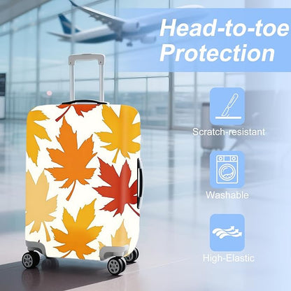 ANNA QUEEN Travel Luggage Cover Suitcase Protector Suitcase Cover Anti-Scratch,Stretchable Bag Cover Washable Durable Polyester with Elastic Hem with Zipper Closure