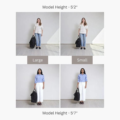 Lo & Sons Original Catalina Deluxe Premium Canvas Duffel Bag – Travel, Gym, Hospital, or Weekender Bag with Shoe Compartment