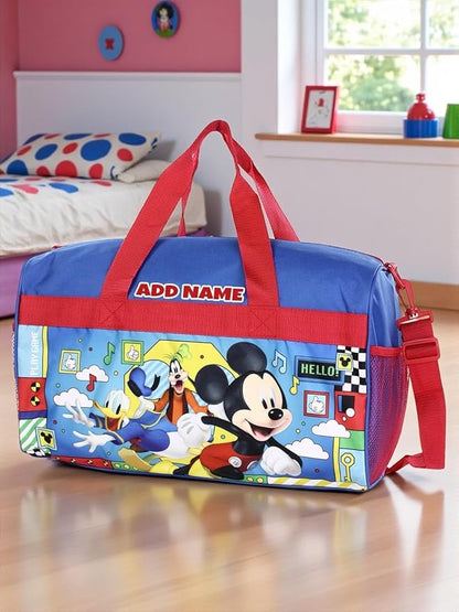 Personalized Licensed Kids Duffel Bag - Disney Mickey & Friends