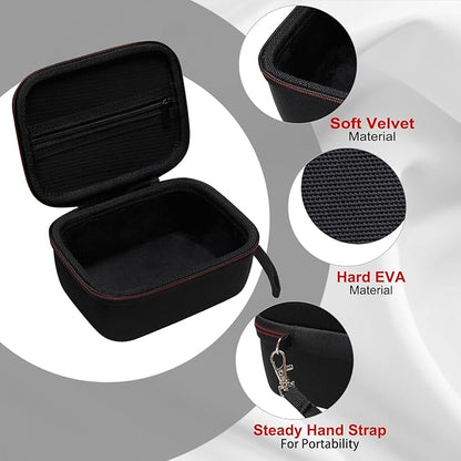 LTGEM Electric Shaver Case Compatible with FlexSeries Electric Head Hair Shaver, Bald Head Waterproof Razor Cases-Travel Protective Carrying Storage Bag (Only Case)