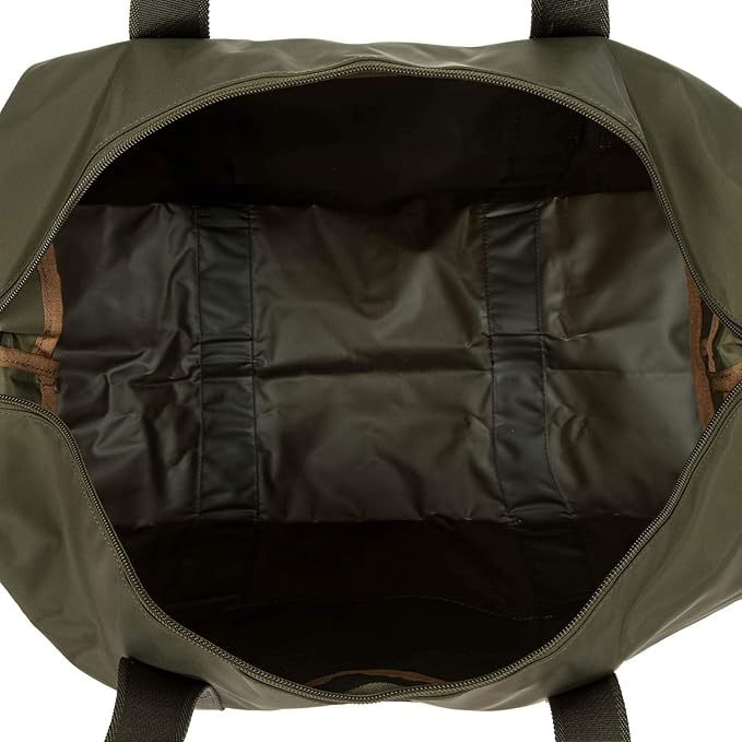 Bric's X-Bag/X-Travel 2.0 Folding Duffel Bag - 18" Carry On and Overnight Travel Bag - Olive