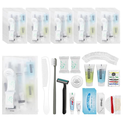 Hygiene Kit Bulk, The Convenience Kit Bulk is Fully Equipped and Clean and Hygienic, Individually Packed, Convenience Kits Suitable for Hotel, Home, Camping, Travel (50 Sets)