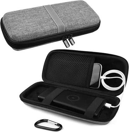 Powerbank Hard Drive Case Compatible with Anker Power Core 26800mAh/ PowerCore +26800mAh, RAV Power 26800/20100/20000mAh, ROMOSS 30000mAh, Miady 10000/15000mAh (Medium-Light Grey)