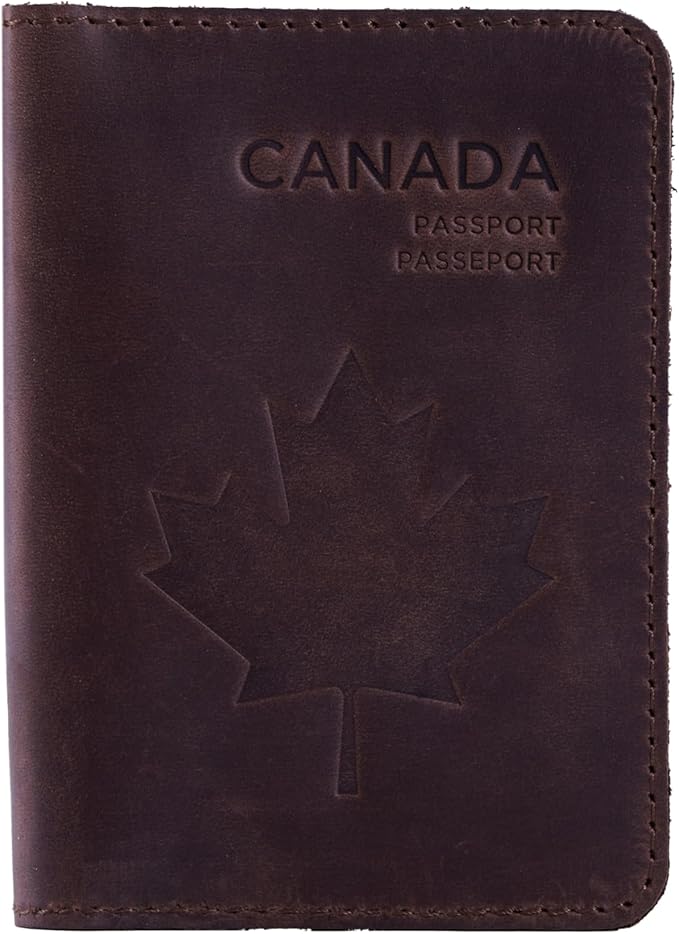 INCARNE Leather Passport Holder for Travel - Passport Case - Passport Wallet for Men - Passport Cover for Women Sleeve Protector - Travel Essentials Vacation Luggage Travel Gifts - Vintage Brown