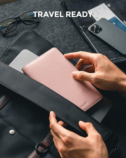 VULKIT Passport Holder Wallet RFID Blocking Travel Wallet for Men & Women