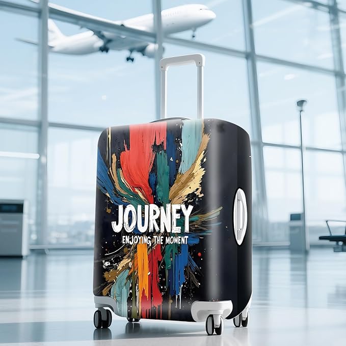 ANNA QUEEN Travel Luggage Cover Suitcase Protector Suitcase Cover Anti-Scratch,Stretchable Bag Cover Washable Durable Polyester