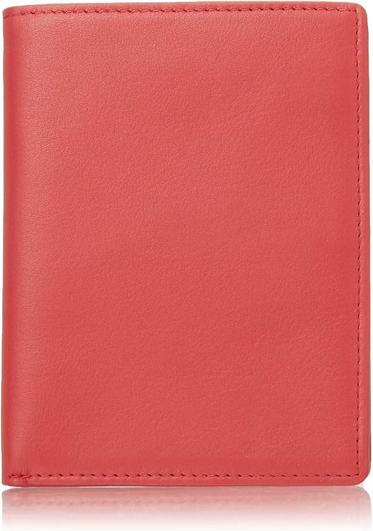 Royce Leather Rfid Blocking Bifold Passport Currency Travel Wallet Bi-Fold Wallet