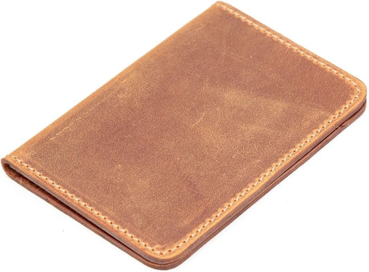 Handcrafted Genuine Leather Wallets, Minimalist Cardholders, and Passport Covers, Handmade Gift