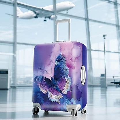ANNA QUEEN Travel Luggage Cover Suitcase Protector Suitcase Cover Anti-Scratch,Stretchable Bag Cover Washable Durable Polyester
