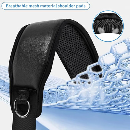 ZINMARK Shoulder Strap 79" with Cushion and Double Adjustable Buckles and Metal Hooks for Briefcase Bag, Luggage Bag and More