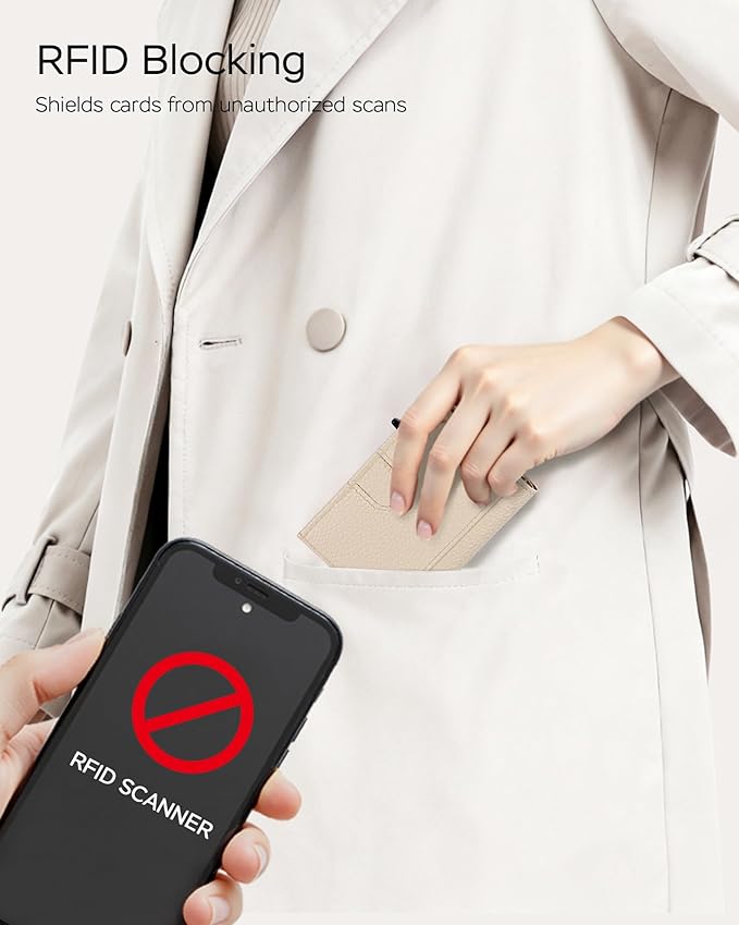 Women's Small Wallet - Sleek & Secure - RFID Blocking Compact Wallet with Slim Lightweight Pop Up Credit Card Holder, Premium Leather Capacity 11+ Cards Plus Cash & ID, Gift for Her