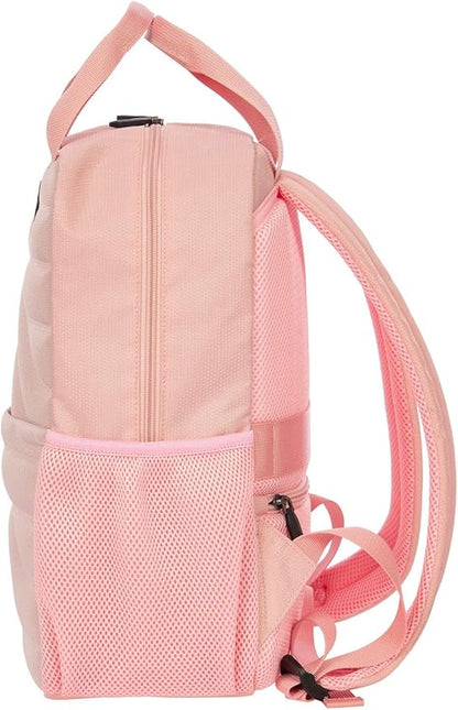 Bric's B|Y Ulisse Backpack, Lightweight Travel Daypack with Smart Sleeve and Multiple Organizational Pockets - Rosa