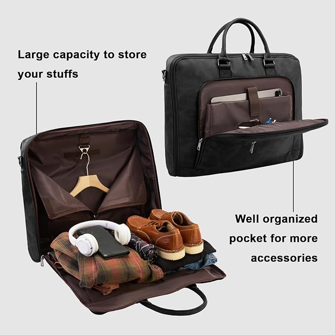Garment Bag for Travel Large Carry on Garment Bags Men Women Garment Suitcase Bags