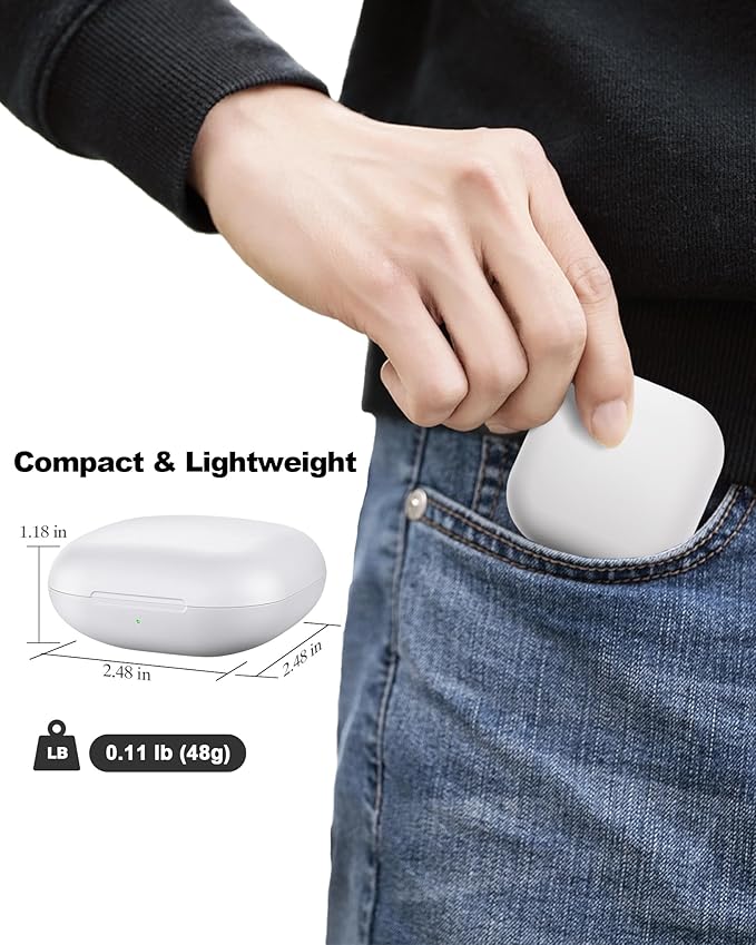 Charging Case Replacement for Fit Pro – Wireless Charger Case with Bluetooth Pairing Button, 700mAh Battery, Earbuds Not Included