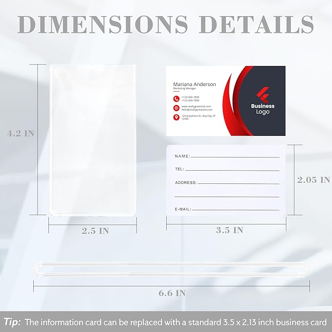 50 Pack Luggage Tags for Suitcases, Airplane Travel Essentials for Flying, International Travel Must Haves, and Luggage Accessories by Sodsay