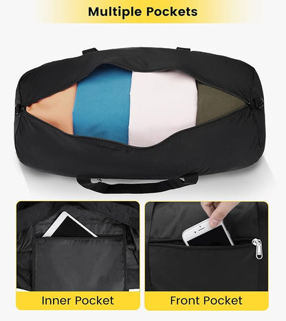 Vorspack Duffel Bag 20-24-28 Inches Foldable Gym Bag for Men Women Duffle Bag Lightweight with Inner Pocket for Travel Sports