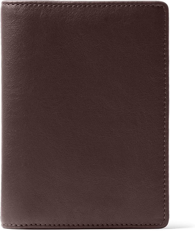 Leatherology Deluxe Passport Cover – Leather Travel Wallet with Card Slots, Pockets & Cash Storage