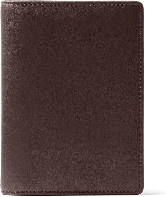 Leatherology Deluxe Passport Cover – Leather Travel Wallet with Card Slots, Pockets & Cash Storage