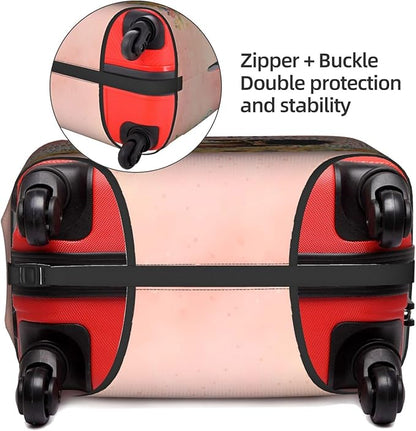 Washable Suitcase Protector - Anti-scratch Luggage Cover for Medium African American Woman