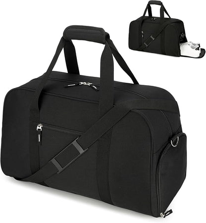 Searock 21 Inch Gym Bag with Shoe Compartment, Sports Duffle Bag for Travel, Carry On Duffel Bag, Weekender Overnight Bags for Men and Women Traveling