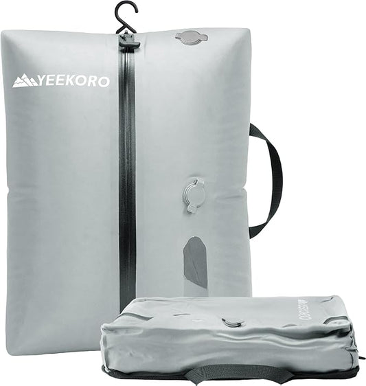 Vacuum Bags for Travel, Professional IP67 Reusable Vacuum Compression Bags for Travel Suitcases and Backpack, Durable Space Saver Bag (1 PACK, No Pump)