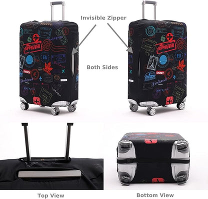 Travelkin Luggage Cover Suitcase Cover Suitcase Protector Fit 22-25 Inch Luggage