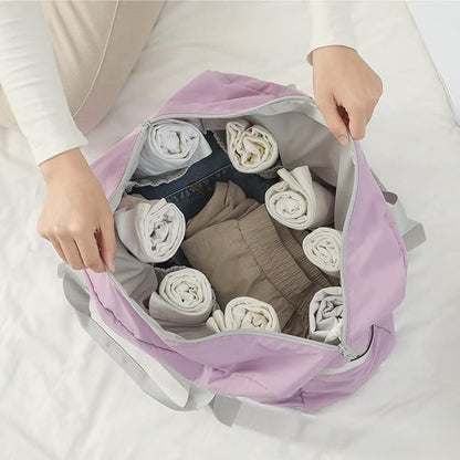 VanFn Foldable Travel Duffel Bag, Sports Duffels Gym Bag, Rainproof Nylon Totes, Sports Shoulder Handbag, Lightweight Duffle Bags For Women & Men, Outdoor Weekend Bag, P.Travel Series