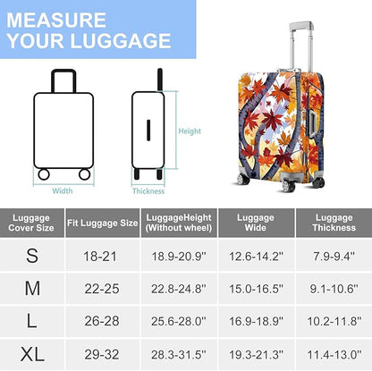 ANNA QUEEN Travel Luggage Cover Suitcase Protector Suitcase Cover Anti-Scratch,Stretchable Bag Cover Washable Durable Polyester