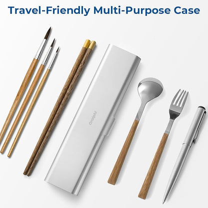 2 Pack Wider Aluminum Toothbrush Travel Case, Portable Travel Toothbrush Holder, Durable Manual Toothbrush Box Container for Traveling, Bathroom, Camping, Business Trip