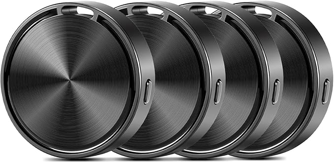 Airtag for Andriod and iOS,Air Tags-4 Pack,Andriod Tracker Tags,Support Dual System,Work with Apple Find My and Gooogle Hub App,Item Locator for Luggage, Backpack,Key,Wallet and More